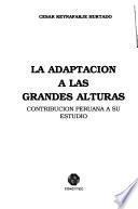 La adaptación a las grandes alturas
