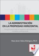 La administración en la propiedad horizontal