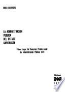 La administración pública del estado capitalista