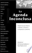La agenda inconclusa