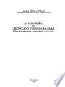 La Alhambra de Leopoldo Torres Balbás