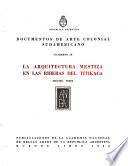 La Arquitectura mestiza en las riberas del Titikaca