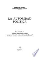 La autoridad política