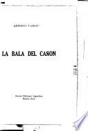 La bala del cañón