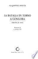 La batalla en torno a Góngora