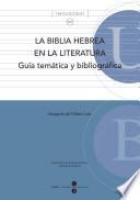 La Biblia hebrea en la literatura