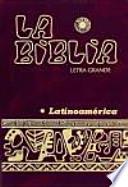 La biblia latinoamérica [letra grande] simil-piel roja, con uñeros
