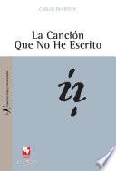 La canción que no he escrito