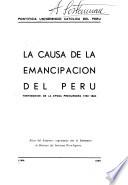 La causa de la emancipación del Perú