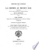 La chimie au moyen âge