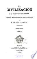 La civilizacion en los cinco primeros siglos del cristianismo