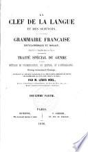 La clef de la langue et des sciences