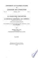 La colección cervantina de la Sociedad Hispánica de América