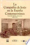 La Compañía de Jesús en la España contemporánea