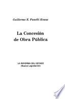 La concesión de obra pública