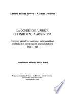 La condición jurídica del indio en la Argentina