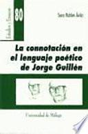 La connotación en el lenguaje poético de Jorge Guillén