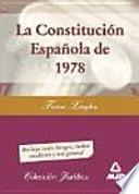 La constitucion española de 1978