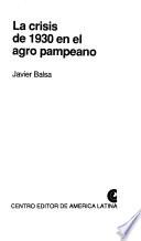 La crisis de 1930 en el agro pampeano