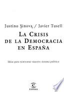 La crisis de la democracia en España