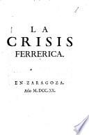 La crisis Ferrerica