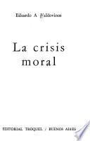 La crisis moral