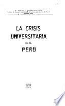 La crisis universitaria en el Perú