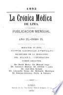 La Crónica médica
