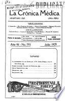 La Crónica médica