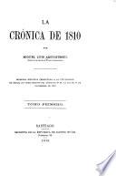 La cro̲nica de 1810