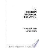 La cuestión regional española