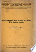 La Curia romana y la corona de España en la defensa de los aborígenes canarios