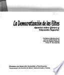 La democratización de las elites