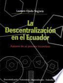 La descentralización en el Ecuador