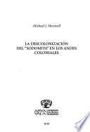 La descolonización del sodomita en los andes coloniales