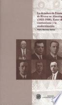 La dictadura de Primo de Rivera en Almería (1923-1930). Entre el continuismo y la modernización