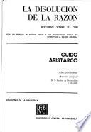 La disolución de la razón