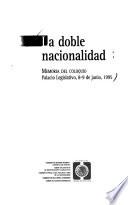 La doble nacionalidad