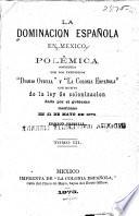 La dominación española en México