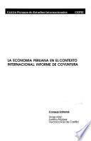 La Economía peruana en el contexto internacional