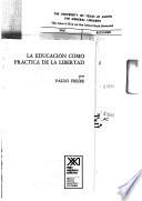La educación como práctica de la libertad