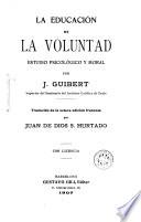 La Educación de la voluntad