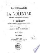 La Educación de la voluntad