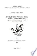 La educación peruana en el mundo contemporáneo
