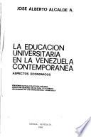 La educación universitaria en la Venezuela contemporánea