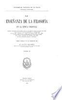 La enseñanza de la filosofía en la época colonial