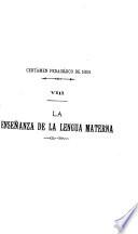 La enseñanza de la lengua materna