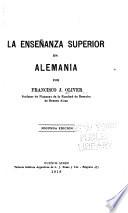 La enseñanza superior en Alemania