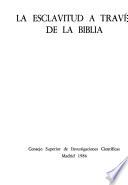 La esclavitud a través de la Biblia