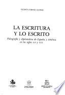 La escritura y lo escrito